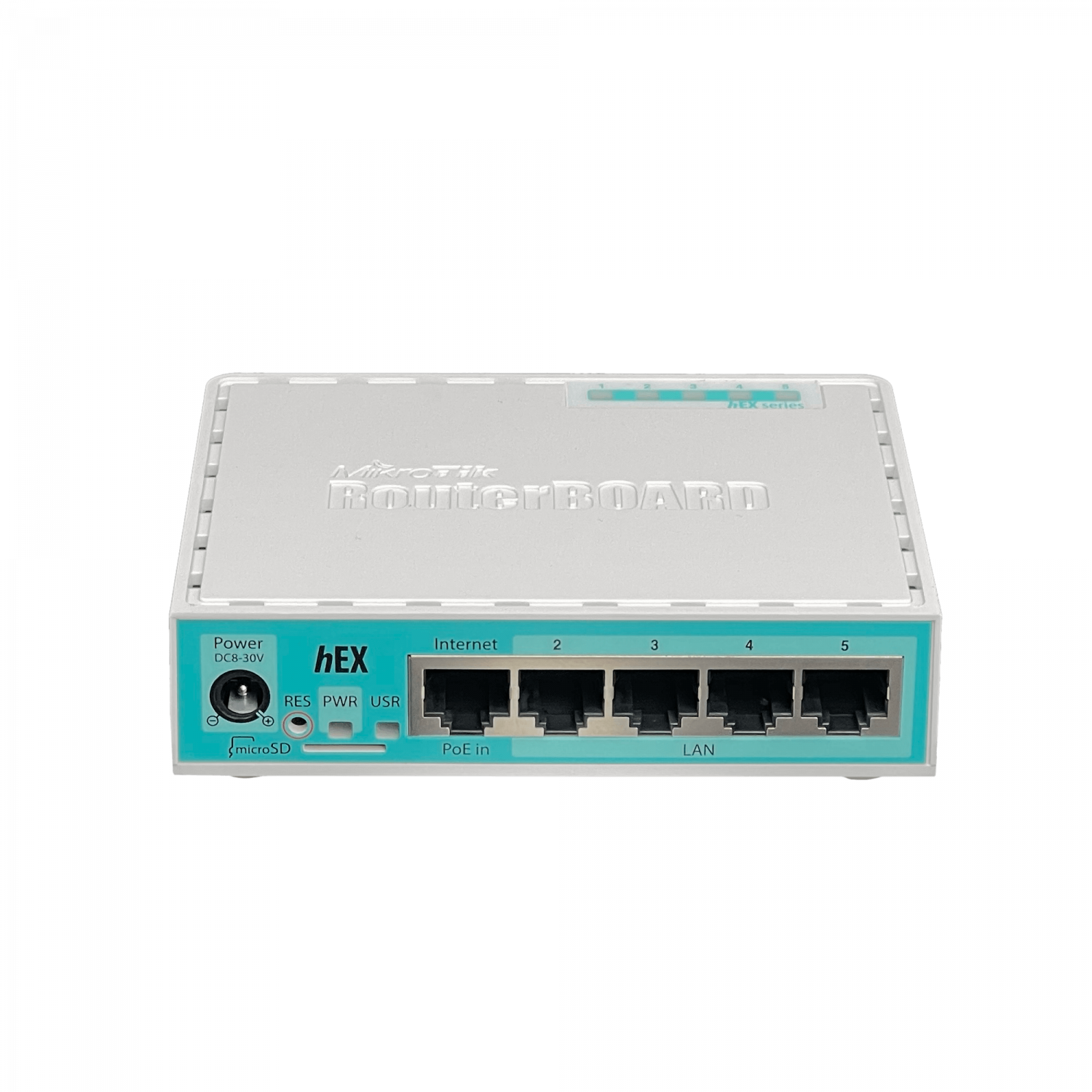 Router MikroTik hEX RB750Gr3 - 5 Puertos Gigabit, Dual-Core a 880MHz, 256MB RAM, RouterOS 7
