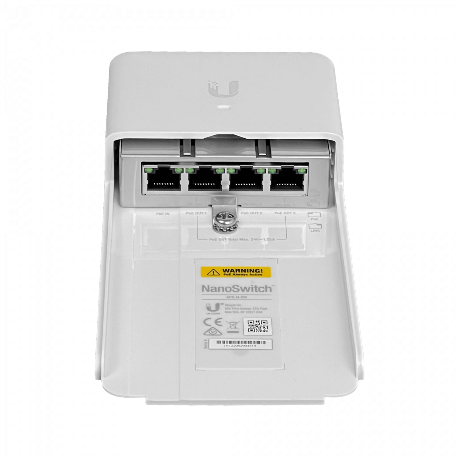 UBIQUITI Nano Switch no-Admin 4-1000 PoE-in/out Exterior req-PoE24V 1