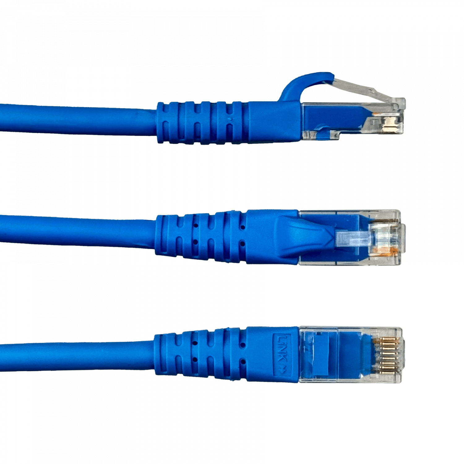 Cable Patch LINKMADE Cat6 Azul LSZH 1 metro Inyectado Multifilar 4