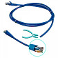 Cable Patch LINKMADE Cat6 Azul LSZH 1.5m Inyectado Multifilar con Conectores de Calidad - Miniatura 2