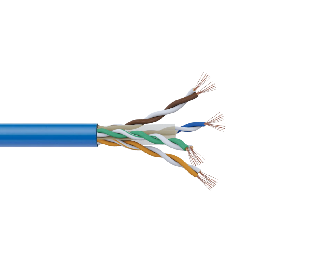 Cable Patch LINKMADE Cat6 Azul LSZH 1.5m Inyectado Multifilar con Conectores de Calidad 4