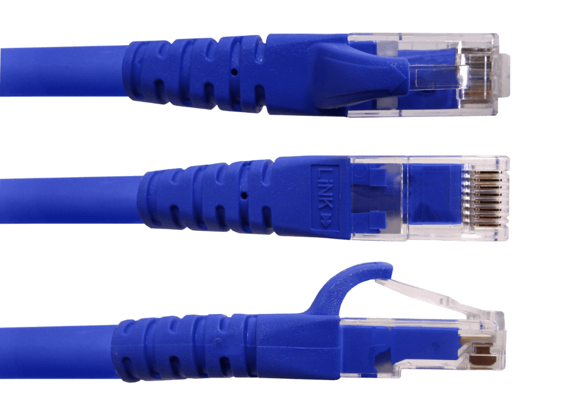 Cable Patch LINKMADE Cat6 Azul LSZH 3m Inyectado Multifilar para Instalaciones Versátiles 3