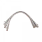 Pack x4 Cable Patch LINKMADE Cat6 Gris 30cm LSZH Inyectado Multifilar - Miniatura 3