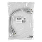 Pack x4 Cable Patch LINKMADE Cat5e Gris 30cm LSZH Inyectado Multifilar - Miniatura 1