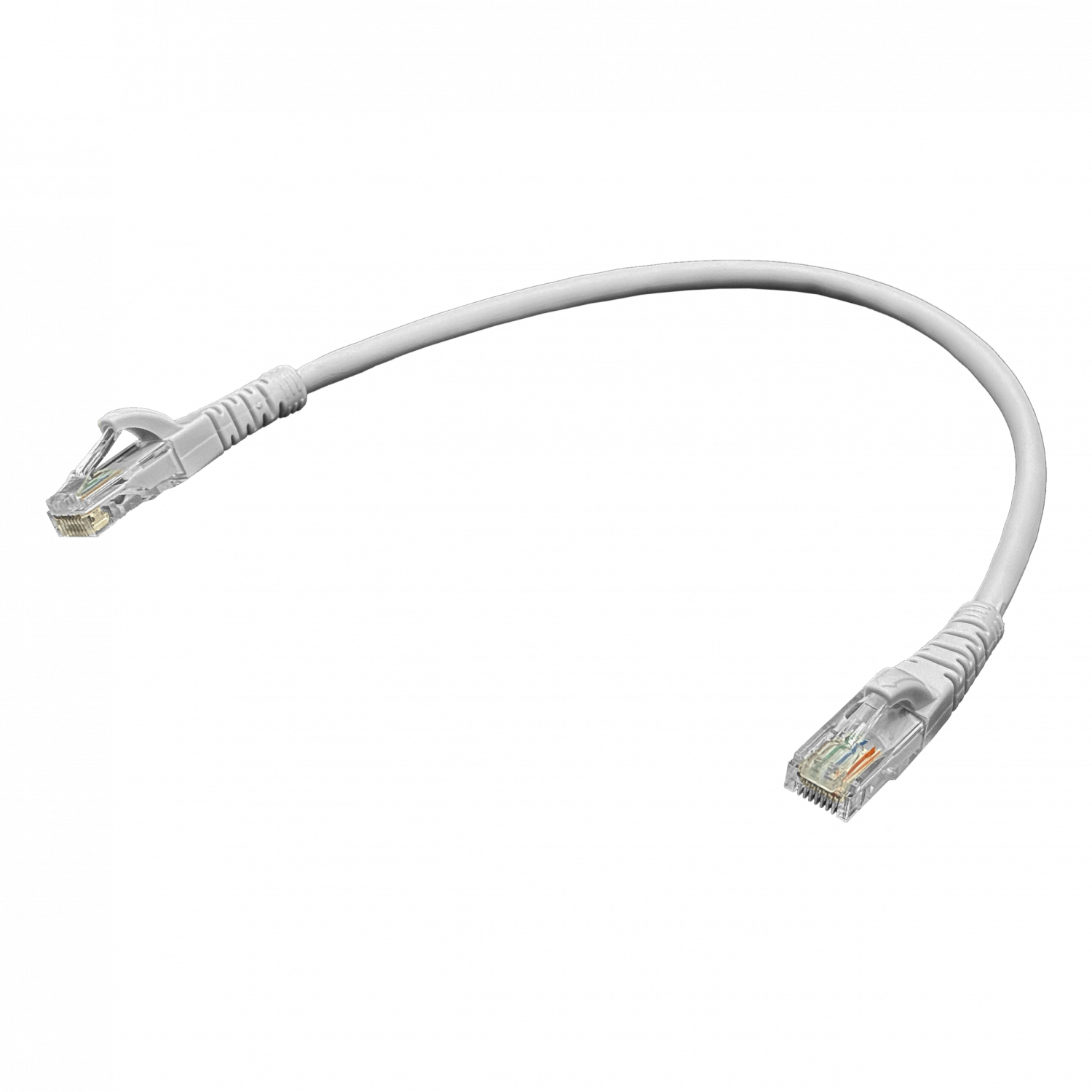 Pack x4 Cable Patch LINKMADE Cat5e Gris 30cm LSZH Inyectado Multifilar 5