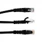 Pack x4 Cable Patch LINKMADE Cat5e 30cm Negro LSZH Inyectado Multifilar - Miniatura 4