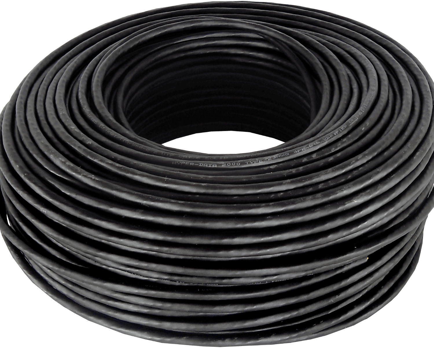 Cable UTP Exterior LINKMADE CBX6L-UN1 100m Cat6 Cobre Sólido AWG23 Negro PE 1