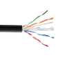 Cable UTP Exterior LINKMADE CBX6L-UN1 100m Cat6 Cobre Sólido AWG23 Negro PE - Miniatura 2