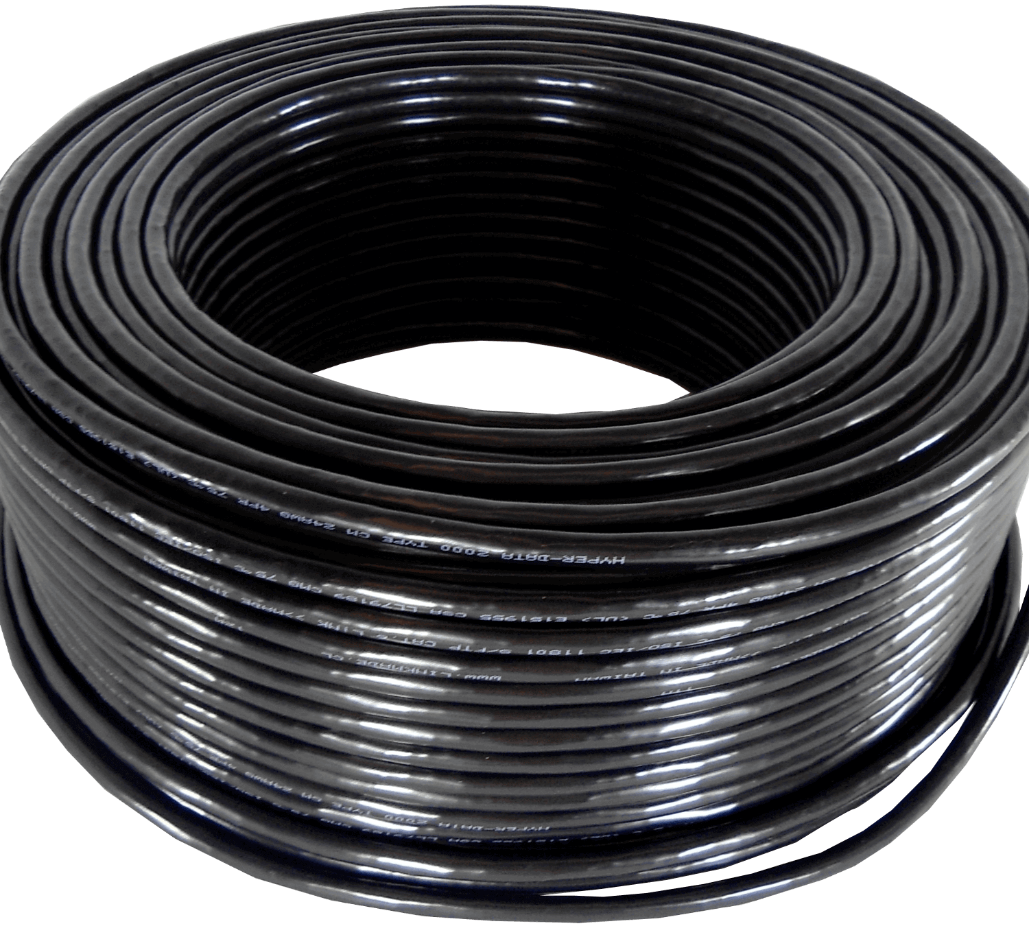 Cable SF/UTP Cat6 exterior unifilar 100 m, LINKMADE CBX6L-SFN1, negro, cobre 100 % 1