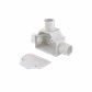 LINKCHIP 20mm Tee con Tapa para Tubo PVC Blanco Derivacion en T - Miniatura 2