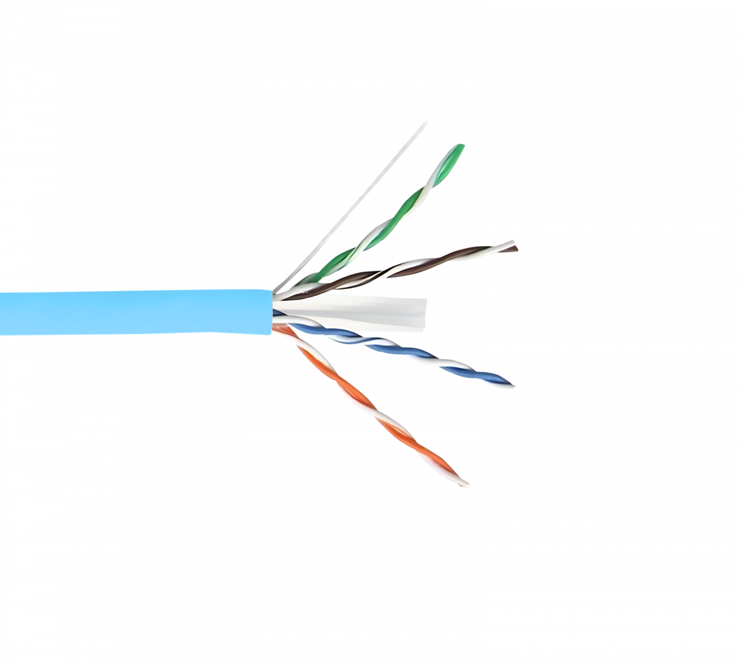 Caja Cable LINKMADE Cat6 UTP Azul 100mt LSZH Unifilar Cobre Taiwan 2
