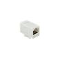 Blanco CAT6 UTP Copla RJ45-RJ45 Keystone Feedthrough - Miniatura 2