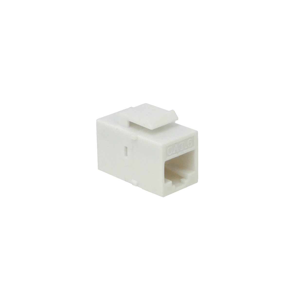Blanco CAT6 UTP Copla RJ45-RJ45 Keystone Feedthrough 3