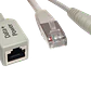 Inyector PoE Pasivo MikroTik RBPOE, 10-100Mbps de 10-28V con Conector Jack 5.5x2.1mm  - Miniatura 2