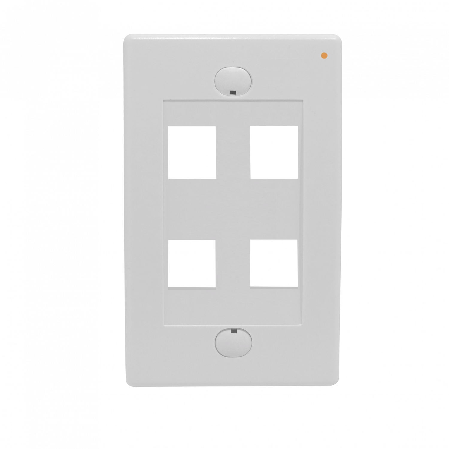 LINKMADE Blanco 4-Keystone Vertical Faceplate 70x114mm 2