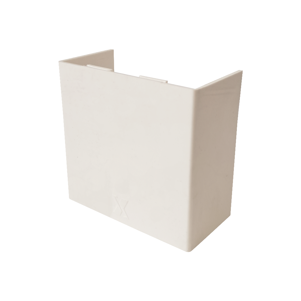 Union canal LinkChip QN1U 100x50mm blanca para canaleta 1