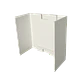 Union canal LinkChip QN1U 100x50mm blanca para canaleta - Miniatura 2