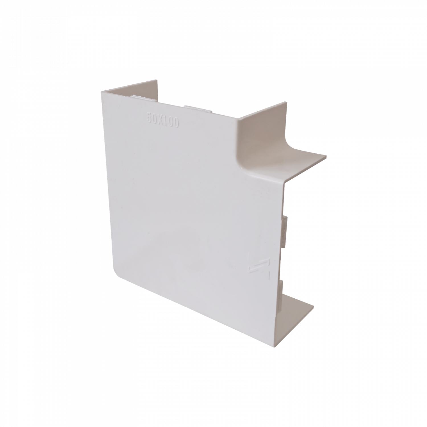 Angulo plano LinkChip QN1P 100x50mm blanco para canaleta 1