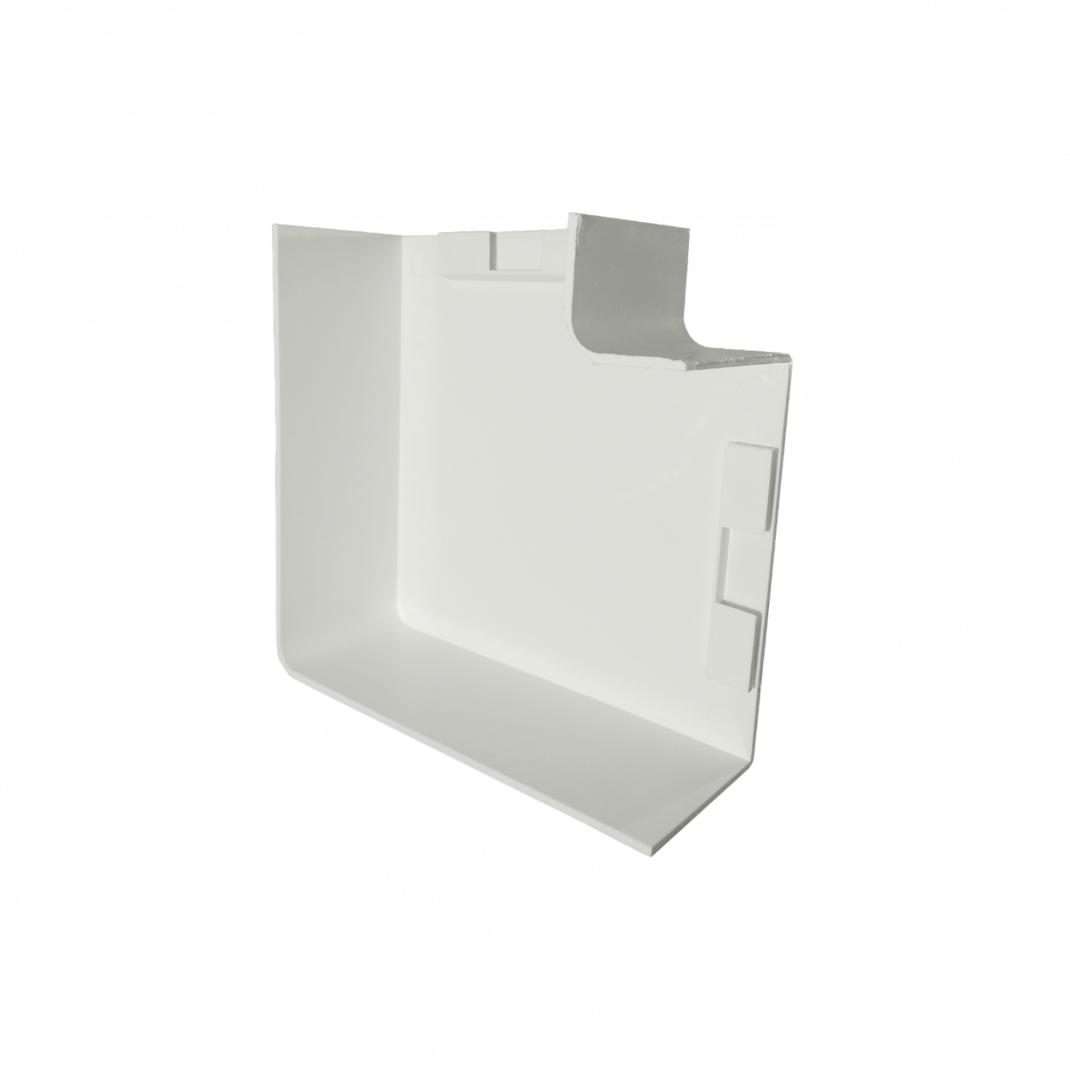 Angulo plano LinkChip QN1P 100x50mm blanco para canaleta 2