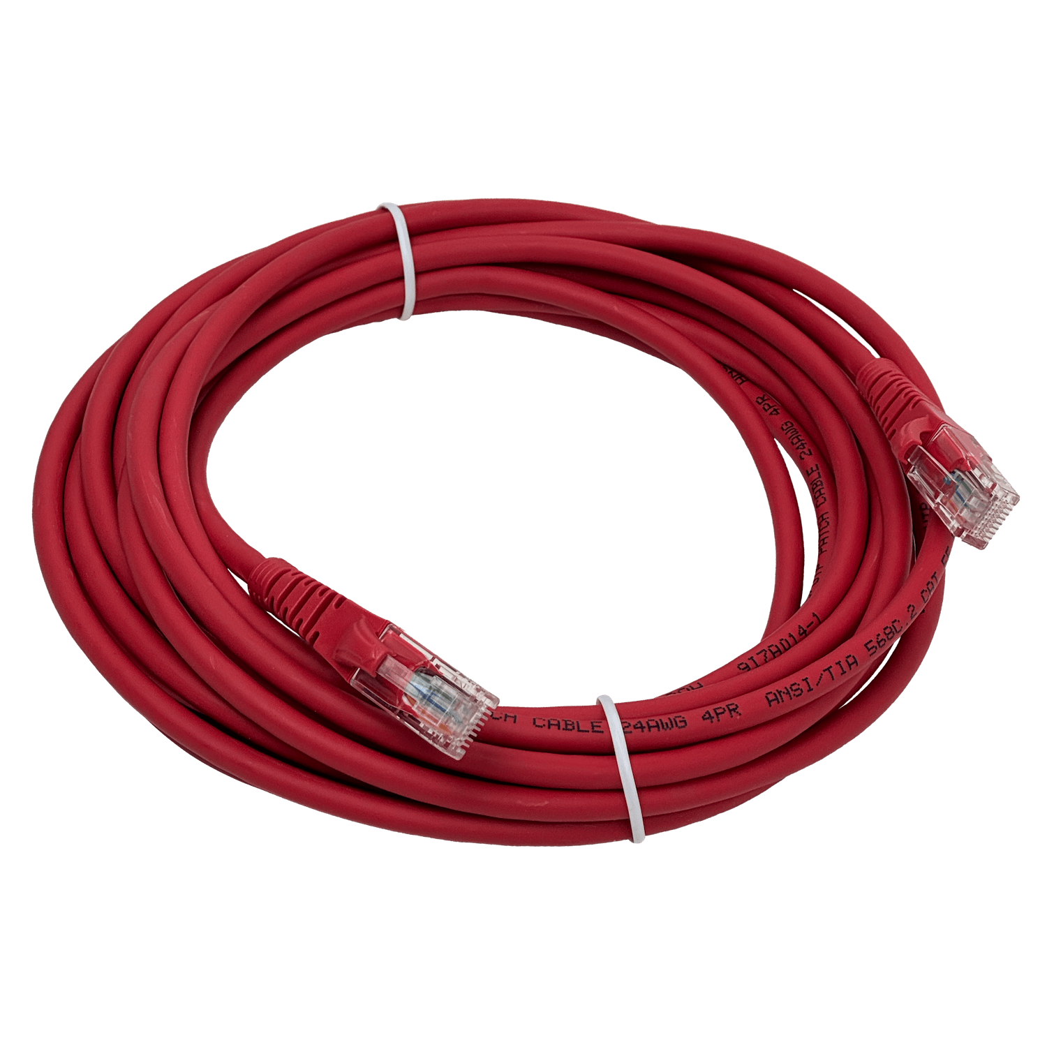 Cable Patch LINKMADE Cat5e 5mt Rojo LSZH Inyectado Multifilar 5