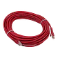 Cable Patch LINKMADE Cat5E Rojo LSZH, 10m, Inyectado, Multifilar - Miniatura 2