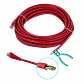 Cable Patch LINKMADE Cat5E Rojo LSZH, 10m, Inyectado, Multifilar - Miniatura 5