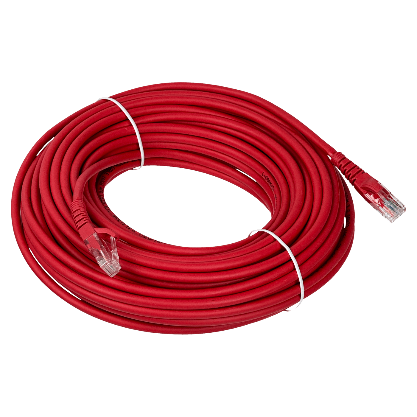 Cable Patch LINKMADE Cat5e 20mt Rojo LSZH Inyectado Multifilar 1