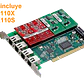 ATCOM PCI 4X 4-RJ11 REQ-AX110 3.3/5V 32BIT TARJETA ASTERISK - Miniatura 4
