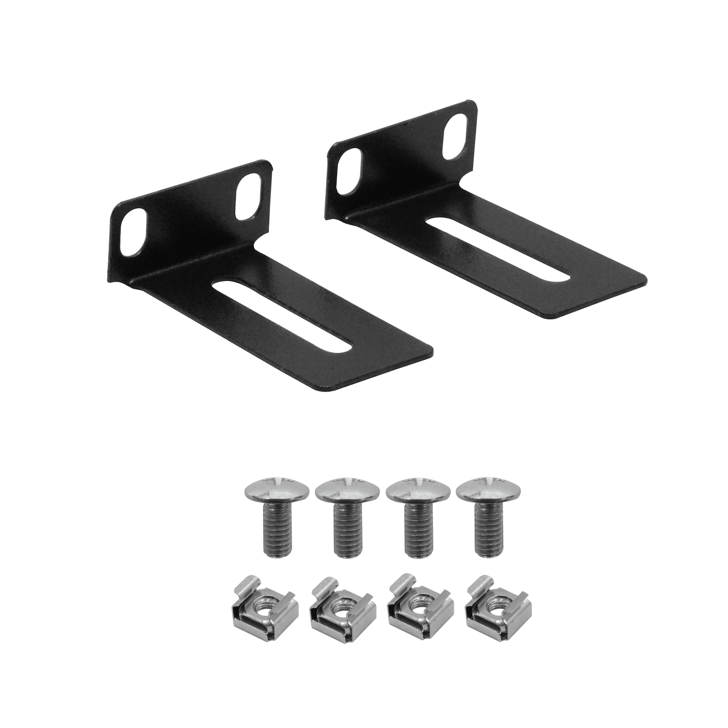 Aletas Montaje 1U LINKMADE RK1 26mm Orejas Alas Rack 19 Fijacion 3