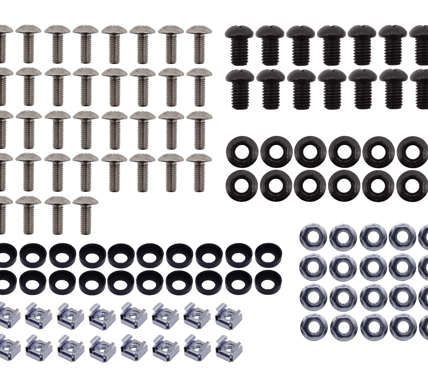 Bastidor Ajustable 32U LINKMADE RK32-BBLW 4 Pilares Fondo 60 a 100cm Negro 2