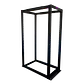Bastidor Ajustable 32U LINKMADE RK32-BBLW 4 Pilares Fondo 60 a 100cm Negro - Miniatura 4