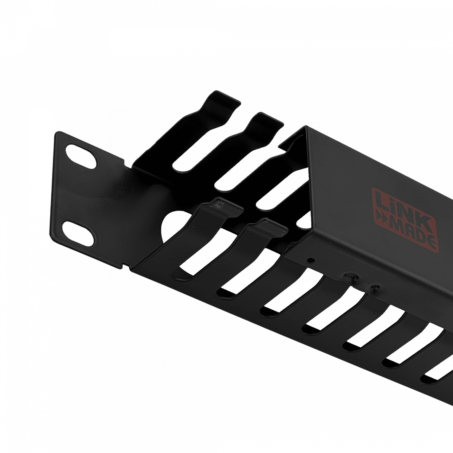 Ducto Organizador Metálico 1U 45mm, Negro, Profundidad 48mm 5