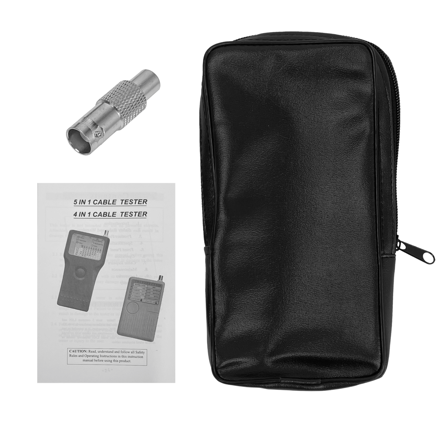 Tester 1-USB 1-1394 1-BNC 1-RJ45 1-RJ11 REQ/BAT-9V 5