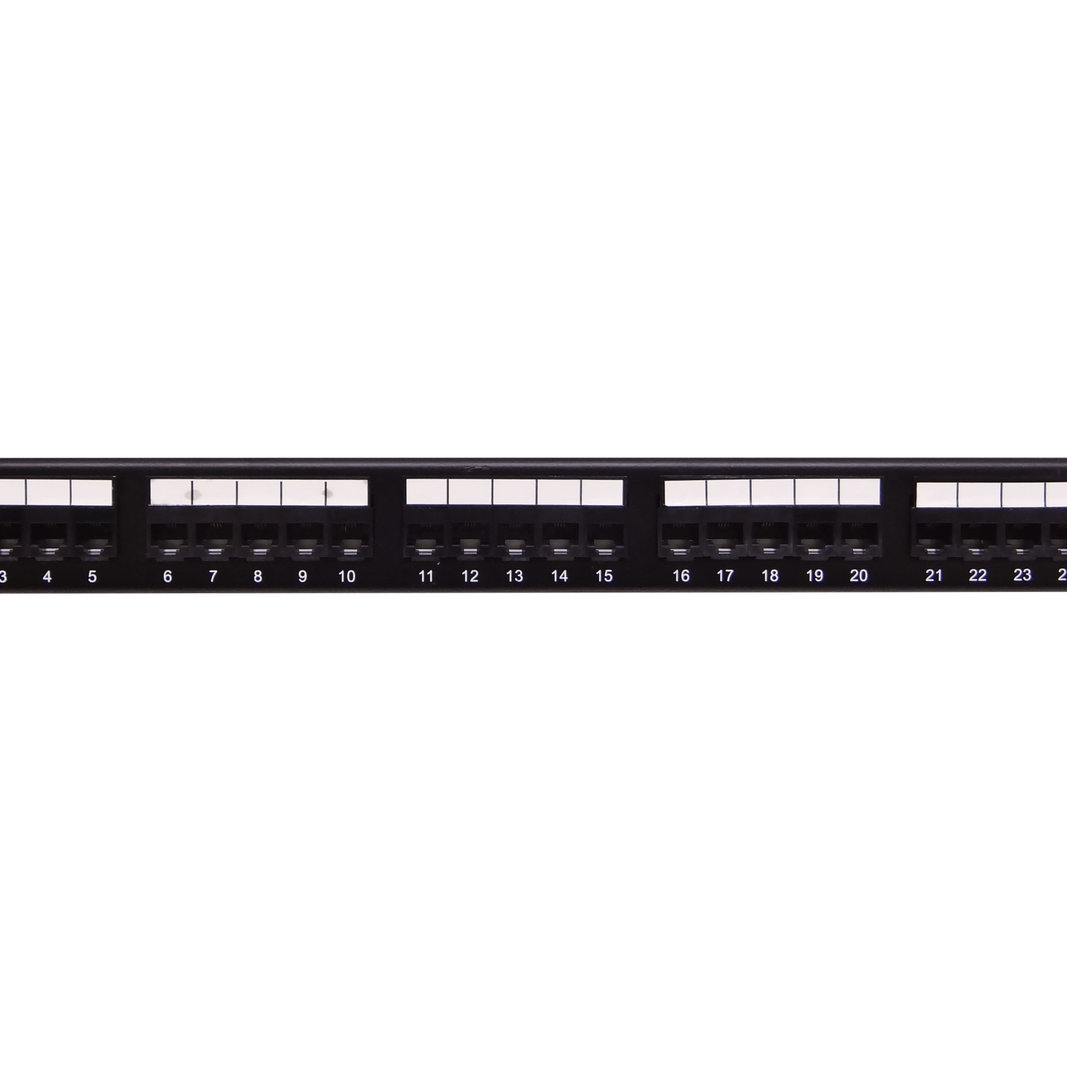 CAT3 25-RJ45 8P8C PATCH PANEL 1U Telefonia 2