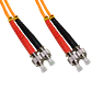 3mt ST-ST OM1 Multimodo MM Duplex Jumper Fibra 62.5/125um LSZH - Miniatura 3