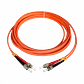 5mt ST-ST OM1 Multimodo MM Duplex Jumper Fibra 62.5/125um LSZH - Miniatura 1