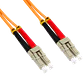 3mt LC-LC OM1 MultiModo MM Duplex Jumper Fibra 62.5/125um LSZH - Miniatura 3