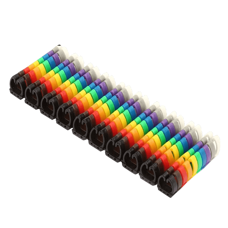 Marcadores Numericos p/cable-Cat5/Cat6 0-9 x10-c/u total-100u. 1