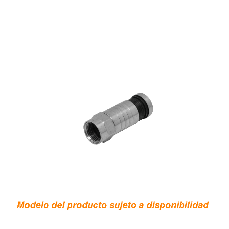 Conector F Macho de Compresión para Cable Coaxial RG6 ERG6 2