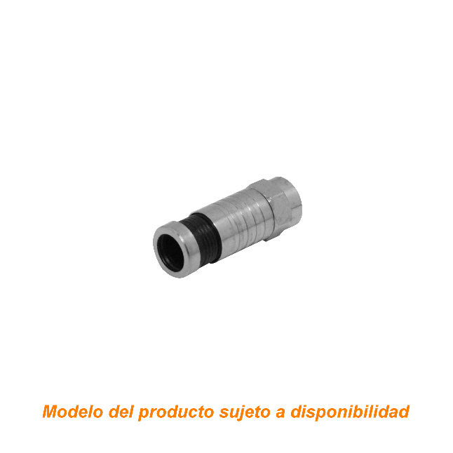 Conector F Macho de Compresión para Cable Coaxial RG6 ERG6 3