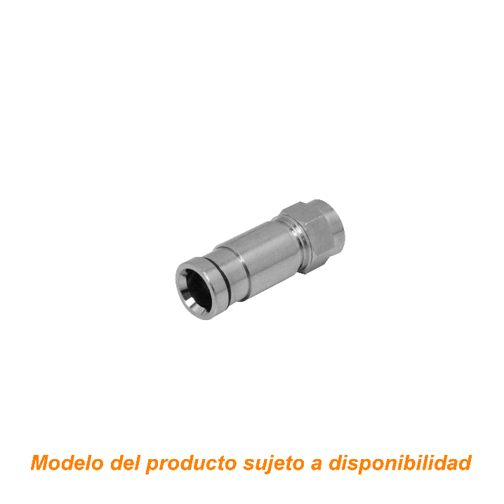 Conector F Macho de Compresión para Cable Coaxial RG6 ERG6 4