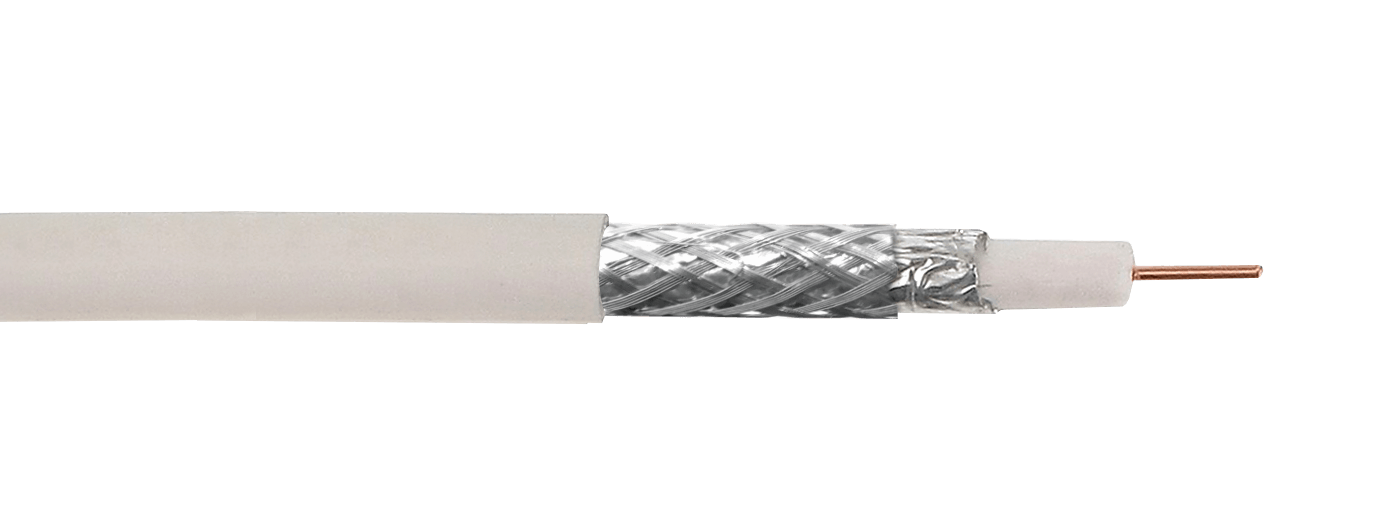 RG6 Blanco 305mts Carrete RG-6 Cable Coaxial 75ohm Aleacion-CCS 1