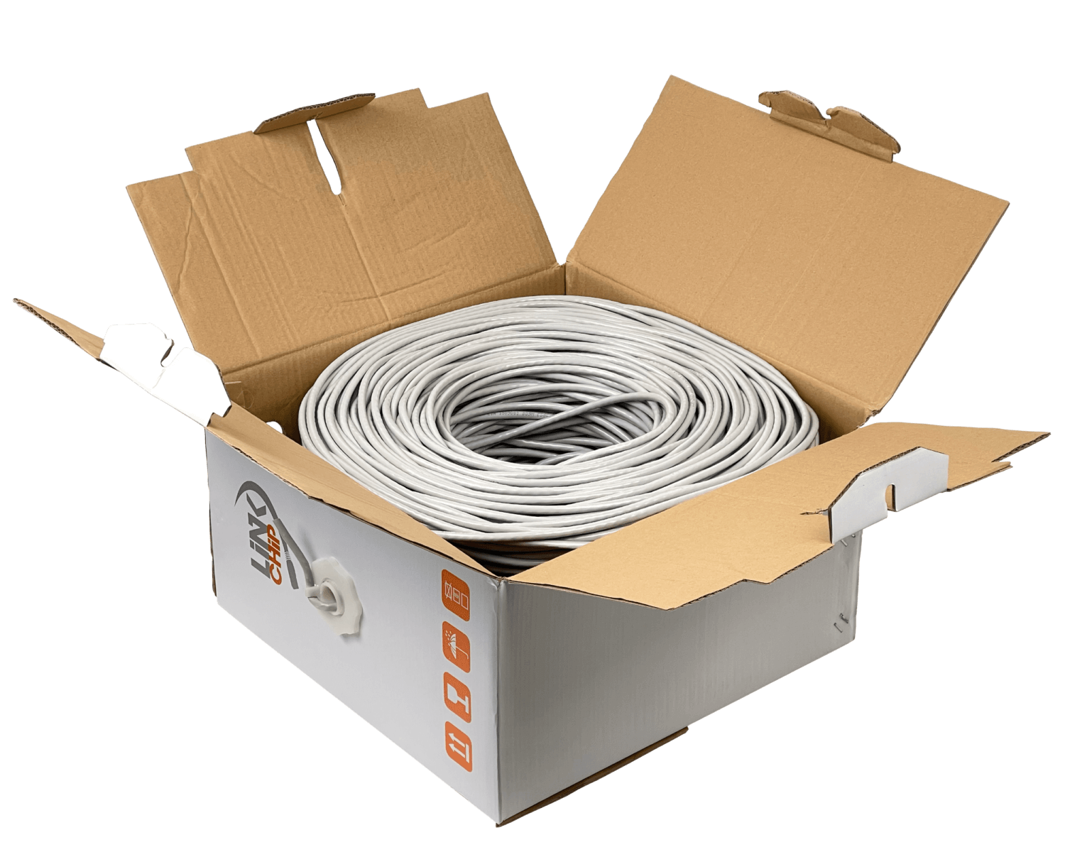 Caja Cable UTP LINKCHIP Similar-Cat6 Gris AWG24/0.5mm CCA 305mt Aleación 1