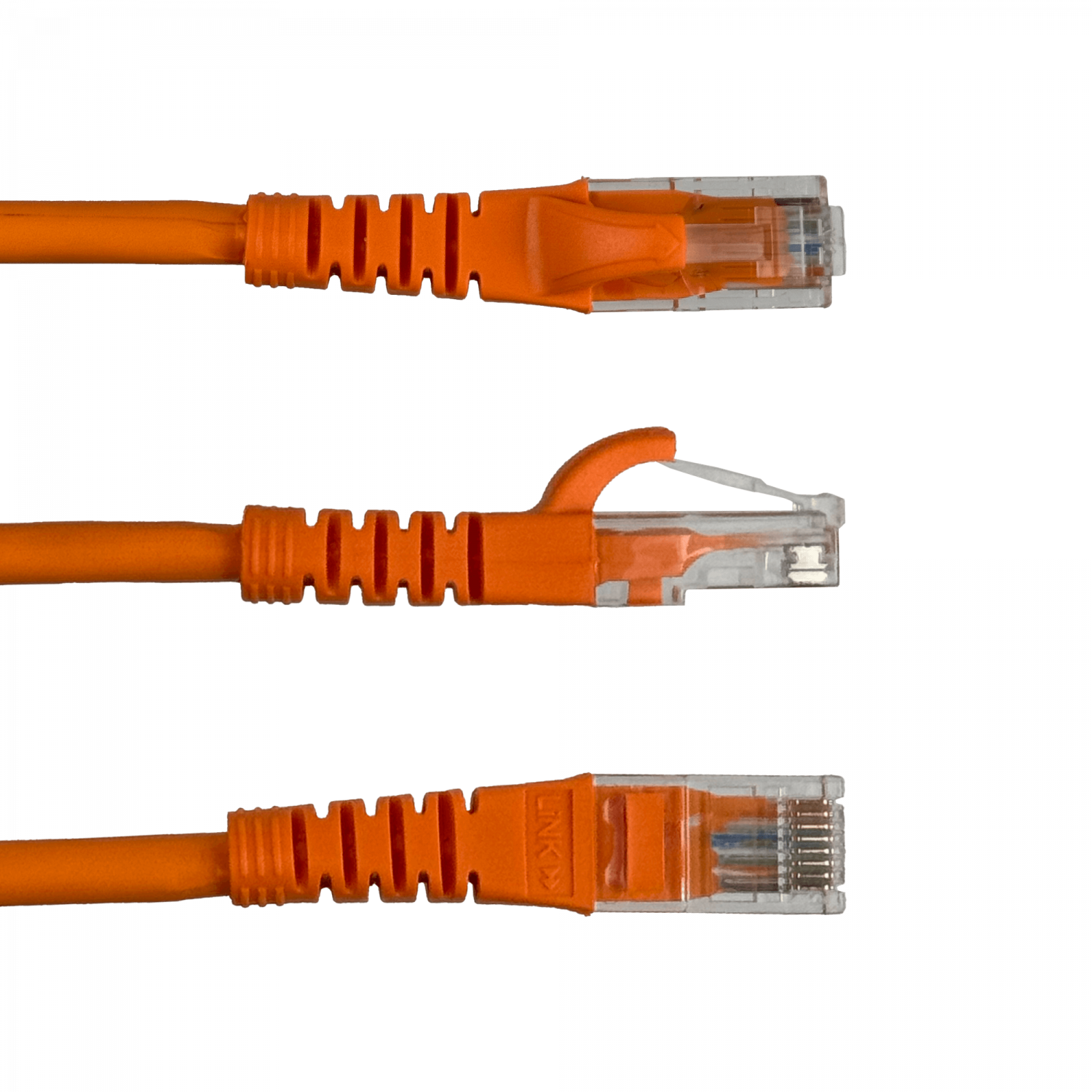 Cable Patch LINKMADE Cat5E Naranja LSZH, 1.5m, Inyectado, Multifilar 4