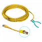 Cable Patch LINKMADE Cat5e 7.5mt Amarillo LSZH Inyectado Multifilar - Miniatura 2