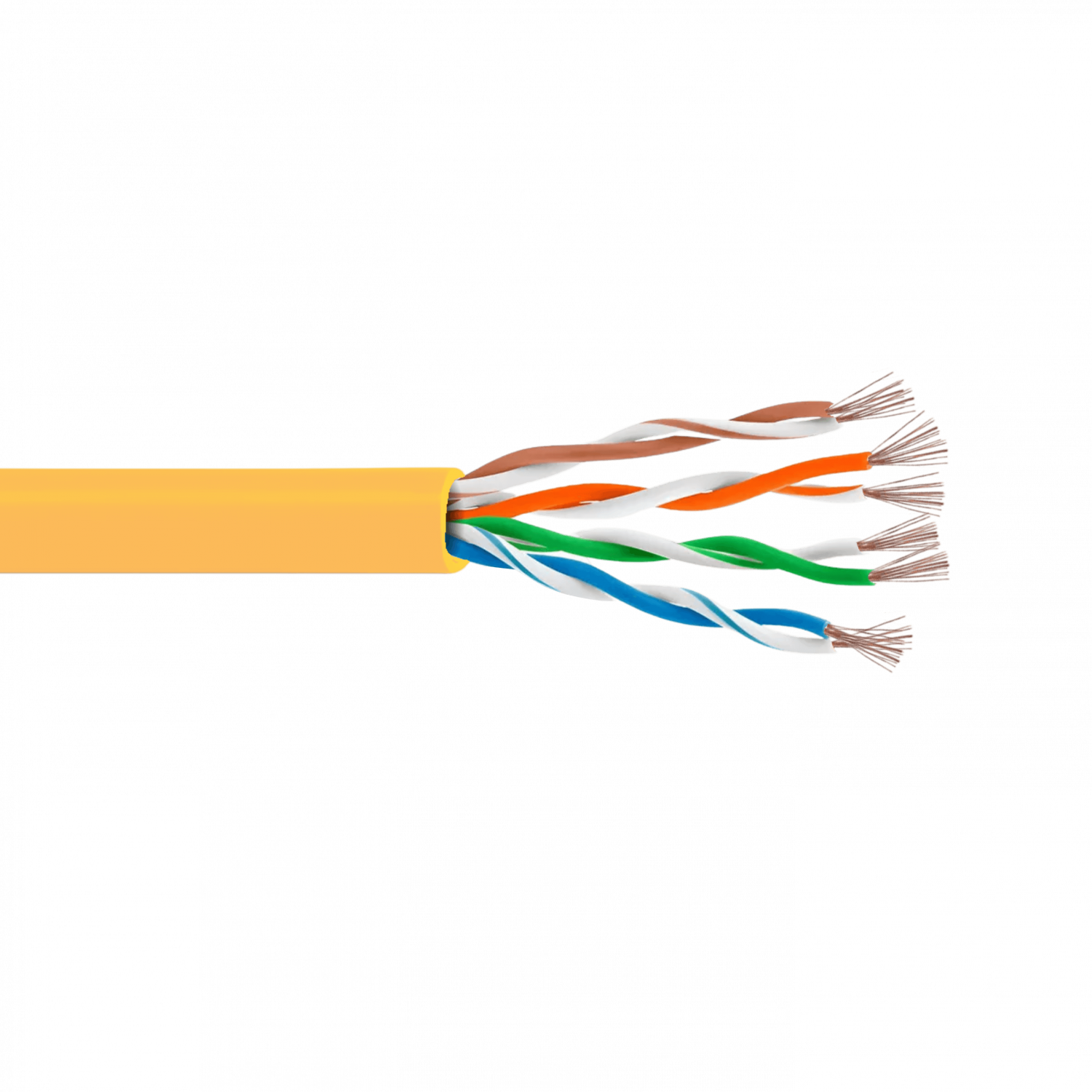 Cable Patch LINKMADE Cat5E Amarillo LSZH, 15m, Inyectado, Multifilar   3