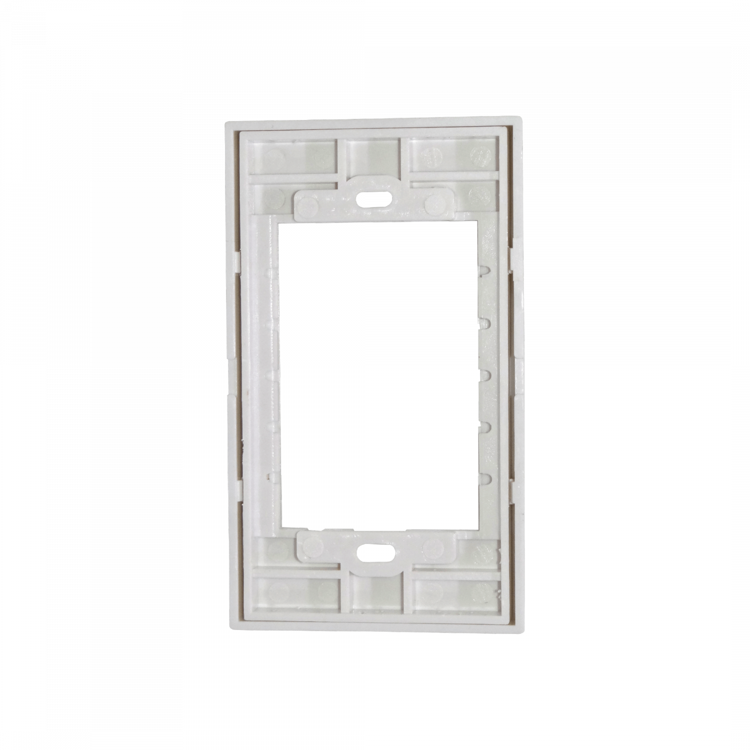 3-Espacios Placa Mural 120x70mm Blanca Faceplate Multimedia LY-092 1