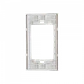 3-Espacios Placa Mural 120x70mm Blanca Faceplate Multimedia LY-092 - Miniatura 1