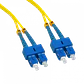 10mt SC-SC/UPC MonoModo SM Duplex Jumper Cable Fibra 9/125um 3mm - Miniatura 3