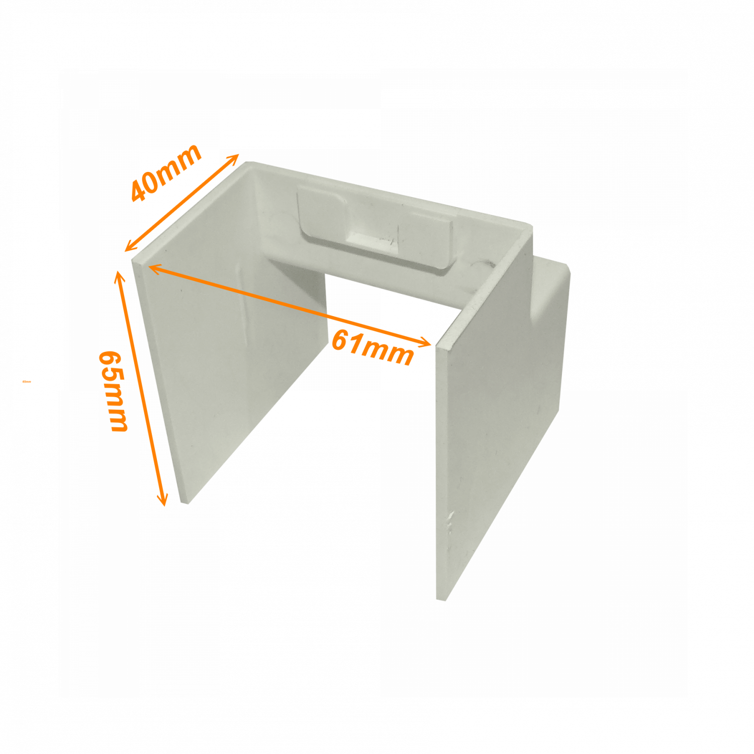 Ángulo Interior Blanco para Canaleta 60x40mm - LinkChip QN6L 3